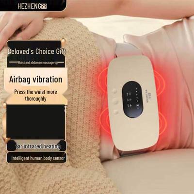 Hezheng Portable Heat & Pulse Waist and Abdominal Massager CN Plug (adapter Included)