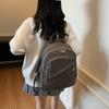 Large Capacity Simple and Fashionable Backpack, New High-end Casual Women's Bag, Class Travel Backpack