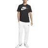 Nike Alphabet Logo Breathable Crew Neck Sports Tee Men Tops Black DX1986-010