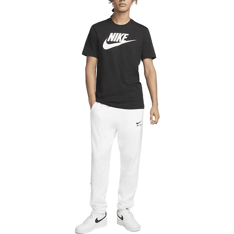 Nike Alphabet Logo Breathable Crew Neck Sports Tee Men Tops Black DX1986-010