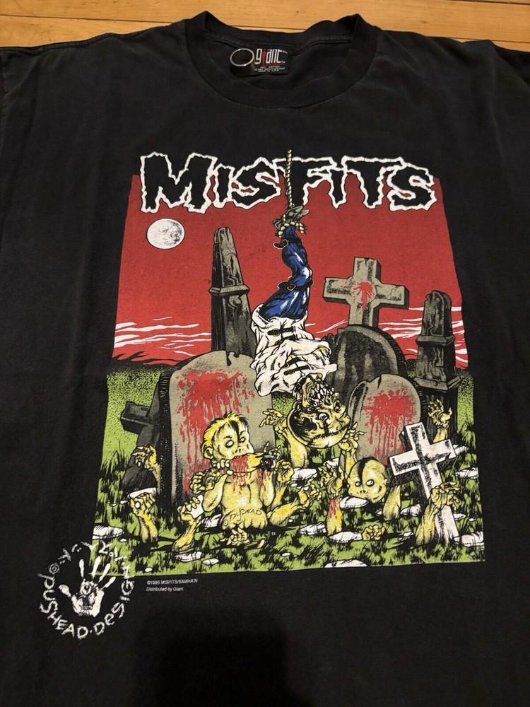 Vintage Misfits T-shirt Black Unisex All Sizes S-5XL LI1684 Unisex T-Shirt S
