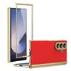 Plating Colorful AG Aluminium Alloy Hinge Protect Case for Samsung Galaxy Z Fold 8 7 6 5 4 3 Glass Screen Film Anti-drop Cover