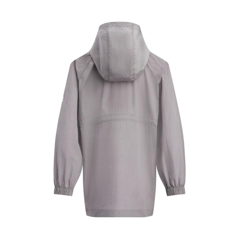 Under Armour Fashionable Versatile Trendy Simple Brand Logo Hooded Solid Color Adjustable Windproof Warm Zipper Stand Collar Jacket 6005994-015