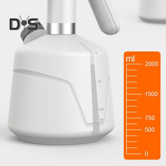 2L Electric Spray Bottle USB Rechargeable Garden Sprayer with Adjustable Nozzle Multi-function Spray Bottle with Battery Indicator for Watering