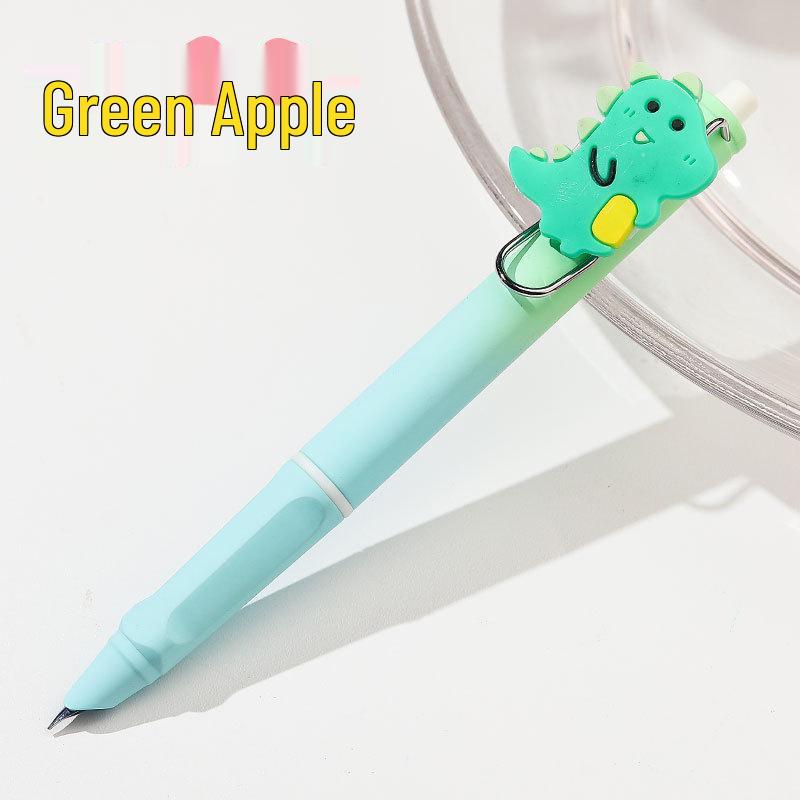 Ergonomic Student Pen with 0.38mm Tip & Replaceable Ink: Ideal for Learning, Calligraphy, and Homework