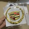 1PCS for Cadillac Logo SRX ATS XTS 2021 2020 2019 2018 2017 Car Front Center Grille Emblem Rear Trunk Badge Sticker Accessories