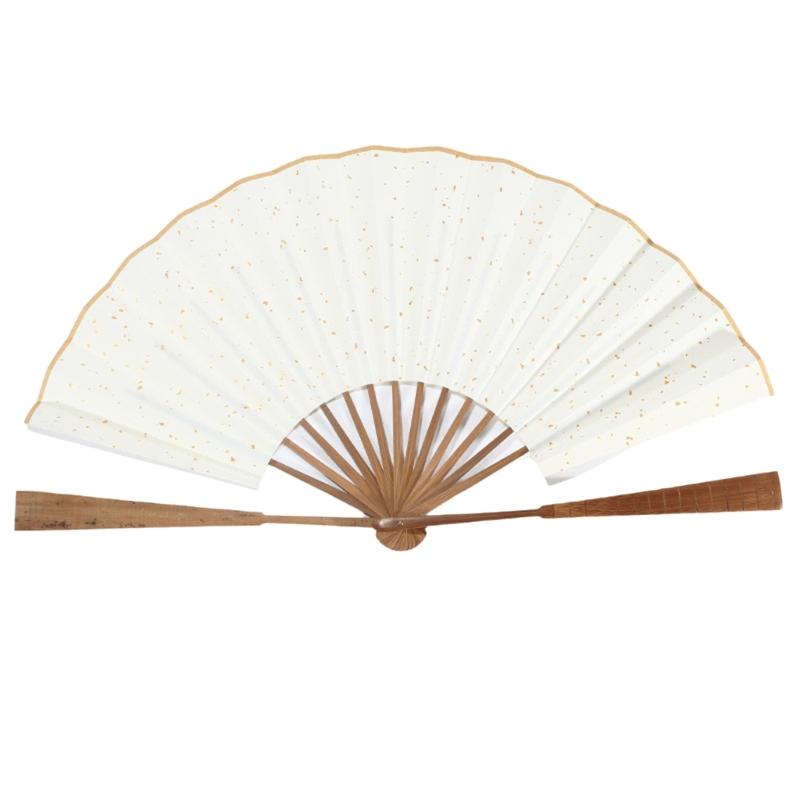 Rice Paper Folding Fan Blank Fan Paper Hand Fan Wedding Fan Decorative Painting Fan Blank Fan Kids