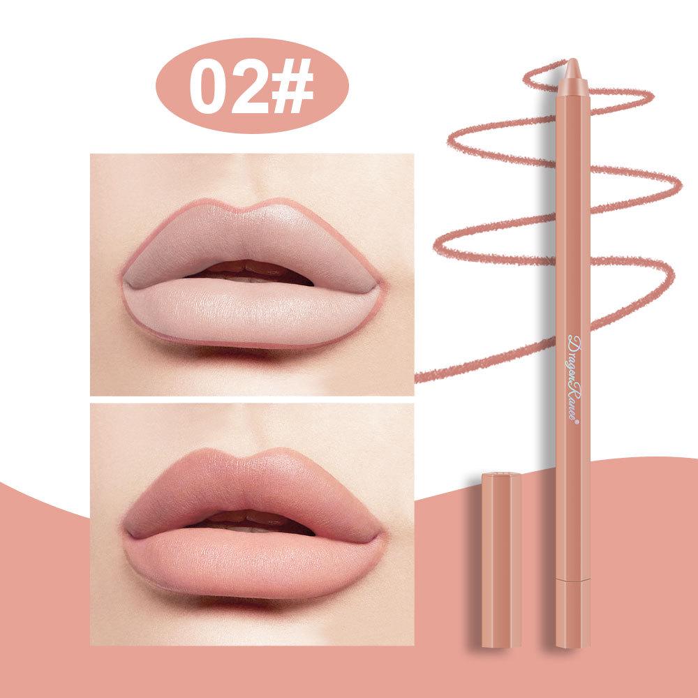 Dragonranee Matte Lip Liner Pencil - Hexagonal Defining Lip Pen