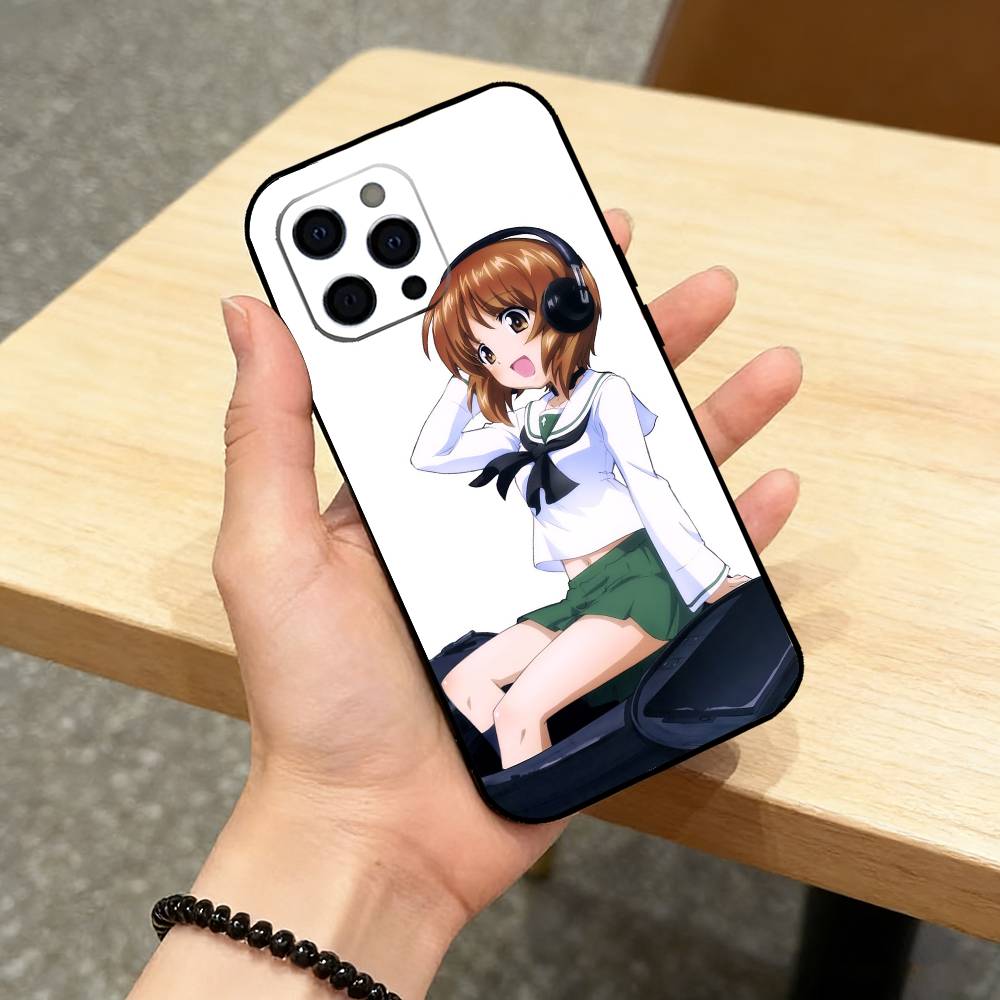 G-GIRLS U-Und P-PANZER-ES   Phone Case For iPhone 17,16,15,14,13,12,11 Plus,Pro Max,XS,Soft Silicone Black Cover iPhone16pro