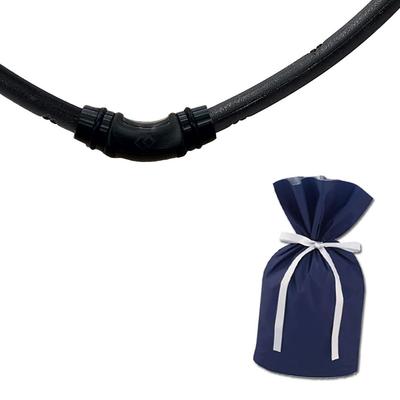 Colantotte Magnetic Necklace Crest R EX Limited Edition Gift Set with Original Colantotte Gift Wrapping (Premium Black, L)