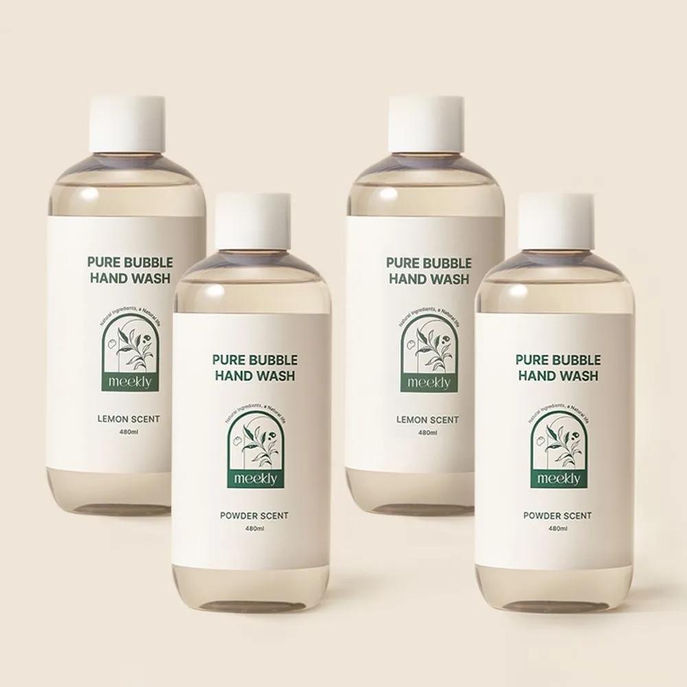 

Pure Bubble Hand Wash 480ml x 4 Hand Sanitizer Refills Powder scent 480ml_4 pieces