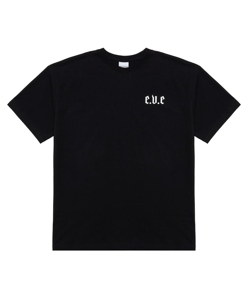 Ibeuindeowoldeu Burn Logo T-Shirt Black