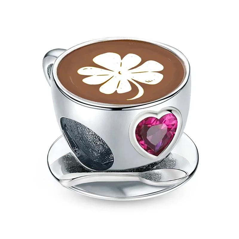 Copper Love Heart Perfumes Travel Series Charm Bead Diy Bracelet Bangle Making Gift Of High Quality Fine Jewelry