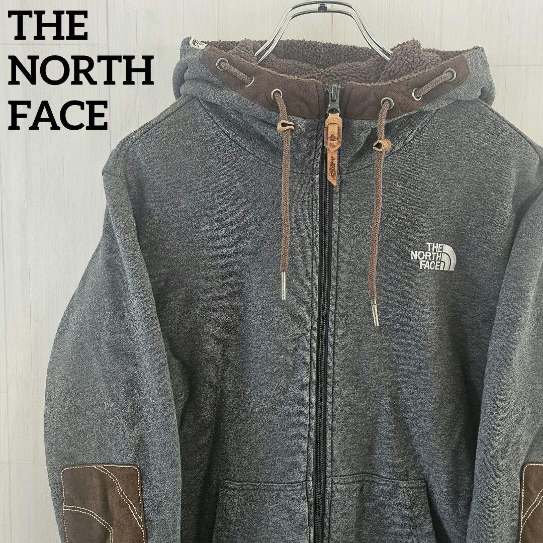 

[Б/У] Редкая эксклюзивная парка с капюшоном North Face Korea, на флисовой подкладке, серая, мужской размер S