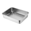 201 Stainless Steel Deep Rectangular Steaming Pan