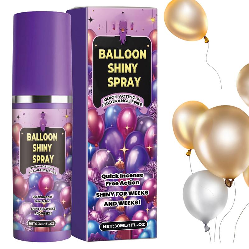 30ml Balloon Gloss Spray High Shine Glow Spray Anti Fading Balloon Brightener Spray For Brilliant Appearance Party Decoration