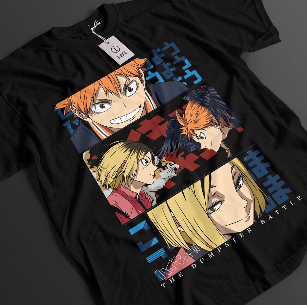 

Футболка Haikyuu Футболка Шоё Хинаты Футболка Кагеямы Футболка Цукишимы Куроо Спортивная футболка Аниме M