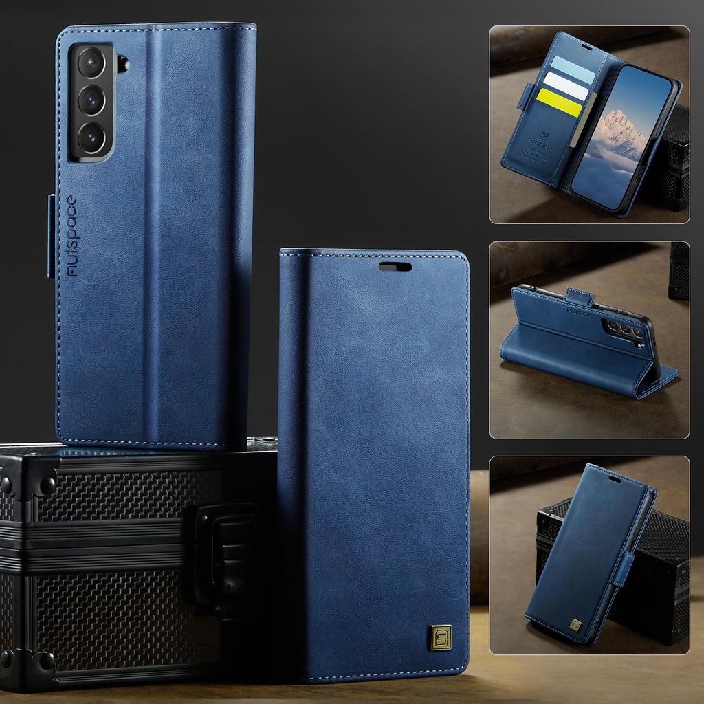 For Samsung Galaxy S21 Series.for Samsung S21, S21+, S21 FE, S21 Ultra Wallet Case with Card Slots & Kickstand, 360° Protection Leather Case