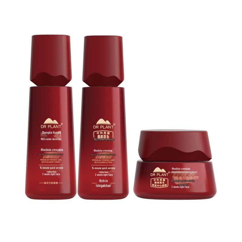 DR PLANT Rhodiola Anti-Aging 3-Piece Skincare Set