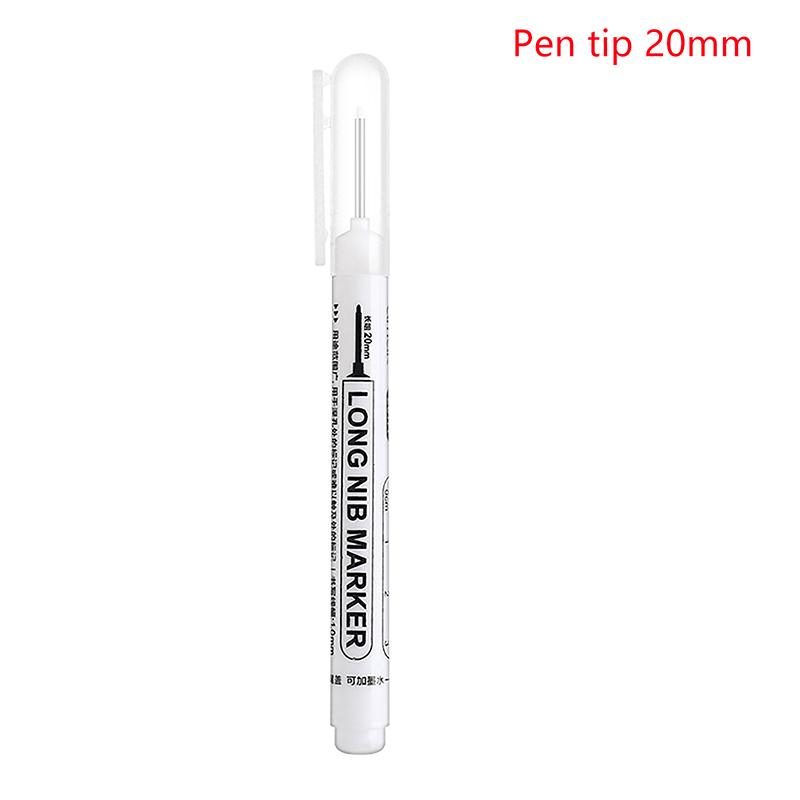 Marker multifuncțional cu cap lung, 45 mm adâncime, pentru gaură de găurit, impermeabil, pentru baie, prelucrarea lemnului, stilou de tâmplărie