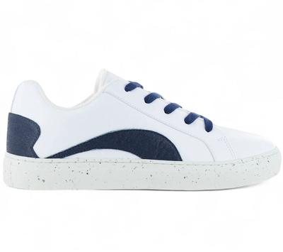 NAE Vegan Shoes Berlin - Sneakers Shoes White-Blue ORIGINAL from Portugal