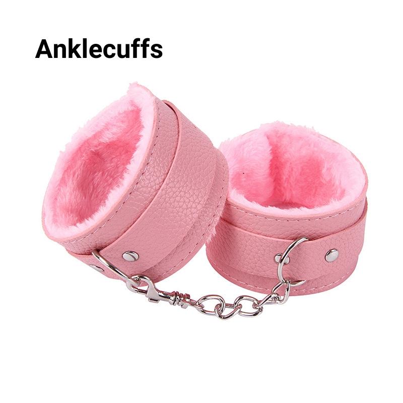 PU Leather Handcuffs Sex Bondage Restraints Wrist Hand Cuffs Product,Adult Game Toys for Women Men Products Bdsm