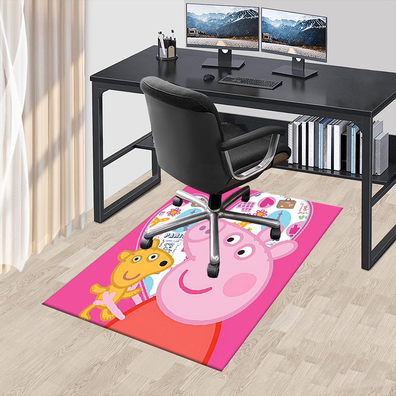 1pc Parisian Adventure Carpet for Playroom Bedroom Living Room Sofa Home Decor,kids Game Area Rug Non-slip Floor Mat Y723125