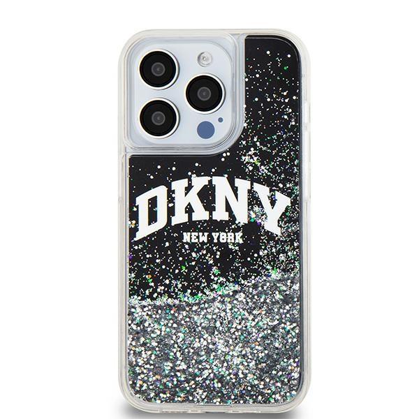 Dkny Dkhcp14Llbnaek Iphone 14 Pro6.1 Czarny/Black Hardcase Liquid Glitter Big Logo