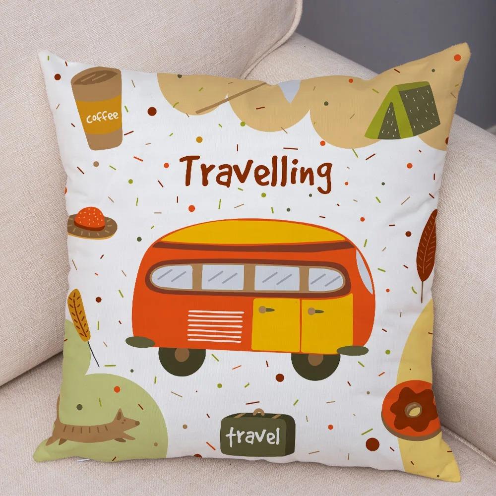 Cute Cartoon Animal Decorative Pillowcase Office Living Room Car Ornaments Home Pillowcase