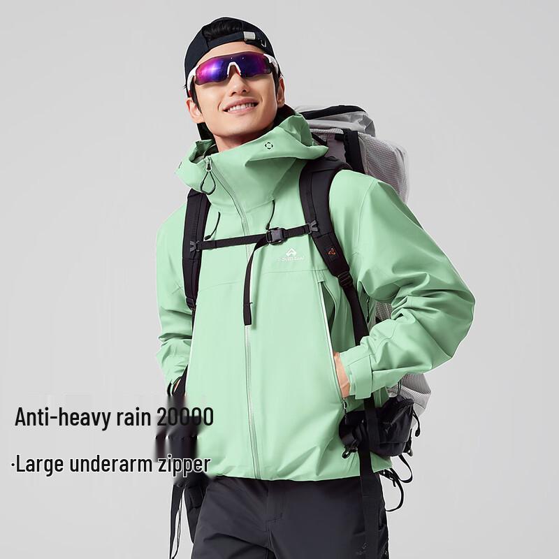 

Pioneer Camp Men s Toray All-Weather 3L Hardshell Hiking Jacket M