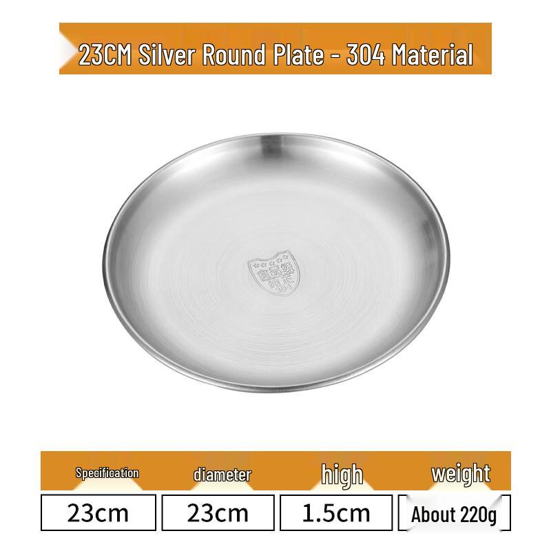 Lainuo Stainless Steel Multi-purpose Serving Plate Set