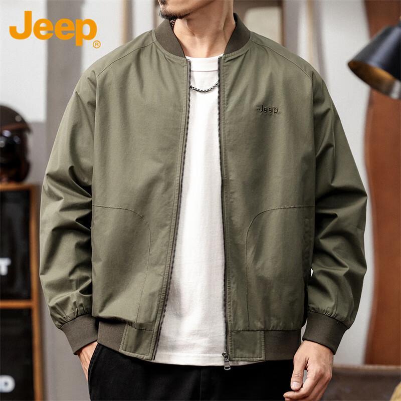 JEEP Men's Loose-fit Autumn/Winter Bomber Jacket