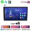 XIMA 2din Android 15 Автомагнітола Бездротовий Carplay Мультимедійний Відео Плеєр Універсальний 9/10 дюймів GPS Навігація WiFi Авто Авторадіо