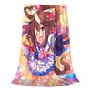 Uma Musume Pretty Derby Blankets Coral Fleece Plush Printed  Breathable Super Warm Throw Blanket for Home Car Bedspreads