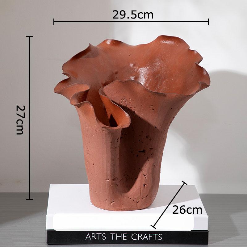 

Cave Stone Texture Ceramic Vase Plant Pot Table Decoration Ornaments Flower Arrangement Floral Vases Room Aesthetic Decor