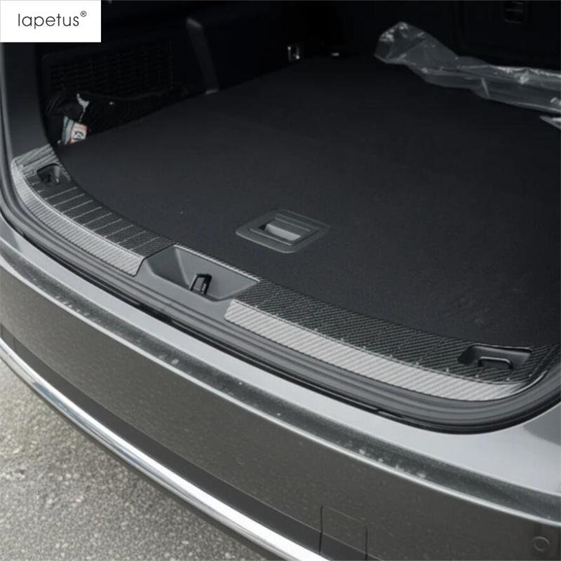 For Mazda CX-70 CX-80 CX-90 2025 2026 Stainless Steel Rear Trunk Bumper Protector Scuff Plate Door Sill Cover Trim Accessories