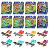 Hot Wheels Skate Seria Basic Vehicul Asortat 16 Skateboarduri de Degete cu Cutie Jucării pentru Vârste, Pantofi, Vândut, 5+, Multifuncțional, HGT46-987K