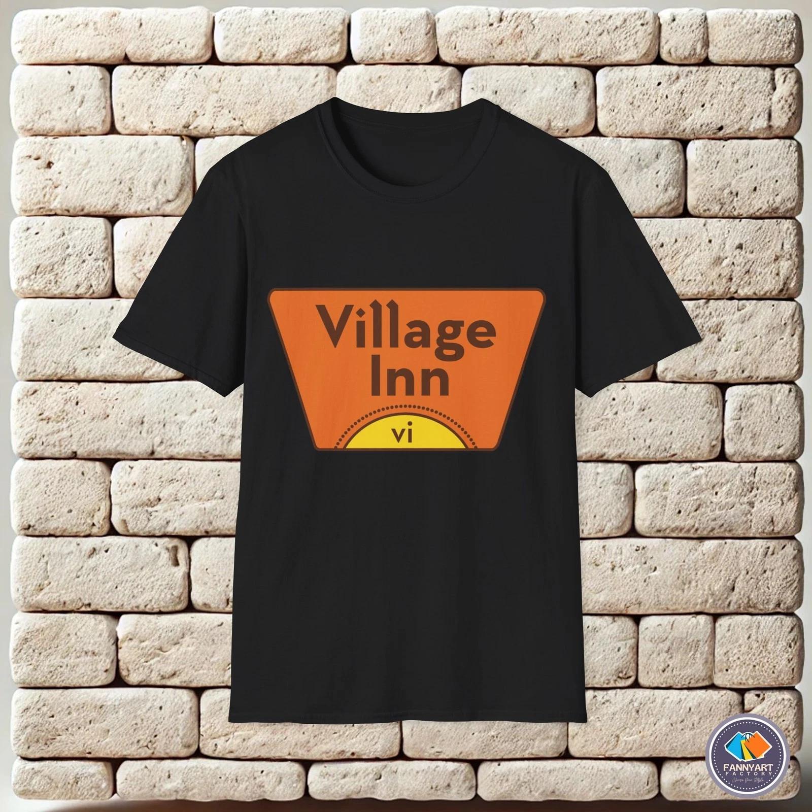 Village inn Logo Unisex T-Shirt 2XL