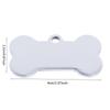 3/10pcs cat dog ID tag dog Personalized Stainless steel Collar bone pet Charm Pet name pendant Bone Necklace Collar Puppy plate