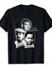 T-shirt Grafica da Uomo Nera con Heritage Africano Stampa 3D Patrice Lumumba per Design THOMAS Sankara Steve Biko