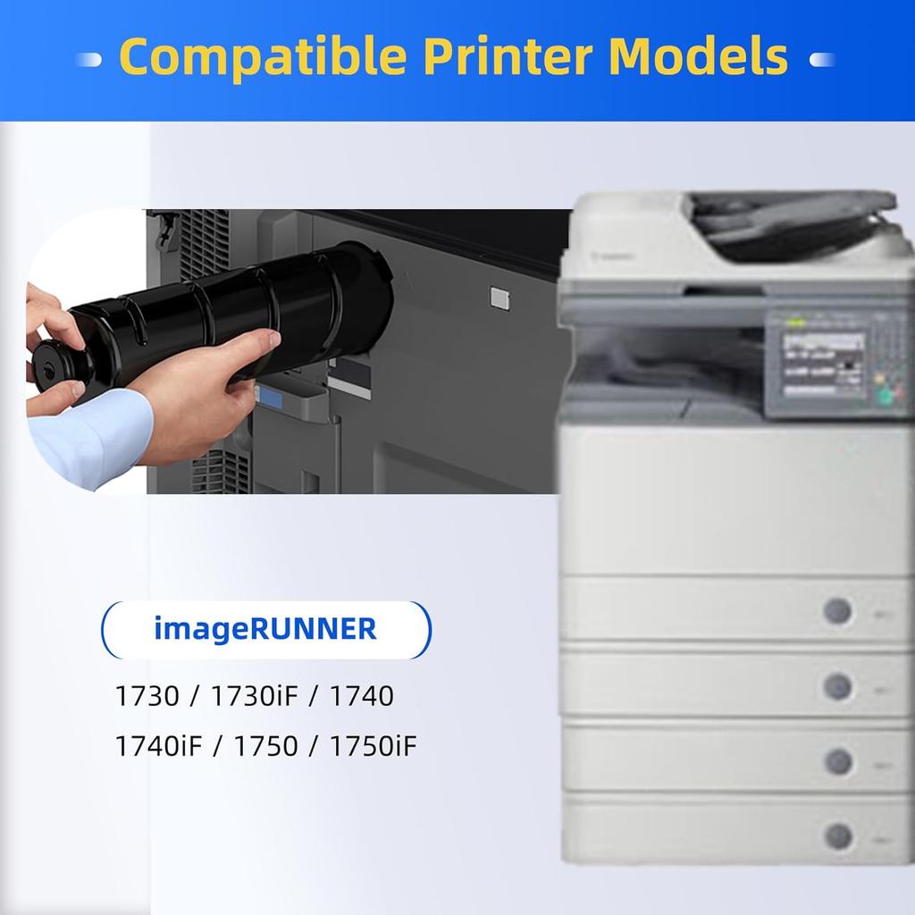 GPR39 Black Toner Compatible for GPR-39 2787B003AA Toner for ImageRunner 1730 1730IF 1740 1740IF 1750 1750IF Printer