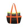 Large Capacity Multi Pocket Tote Bag Mesh Beach Bag Swimming Pool Bag Clothes Storage Organizer Bag with Durable Handles for Outdoor Use