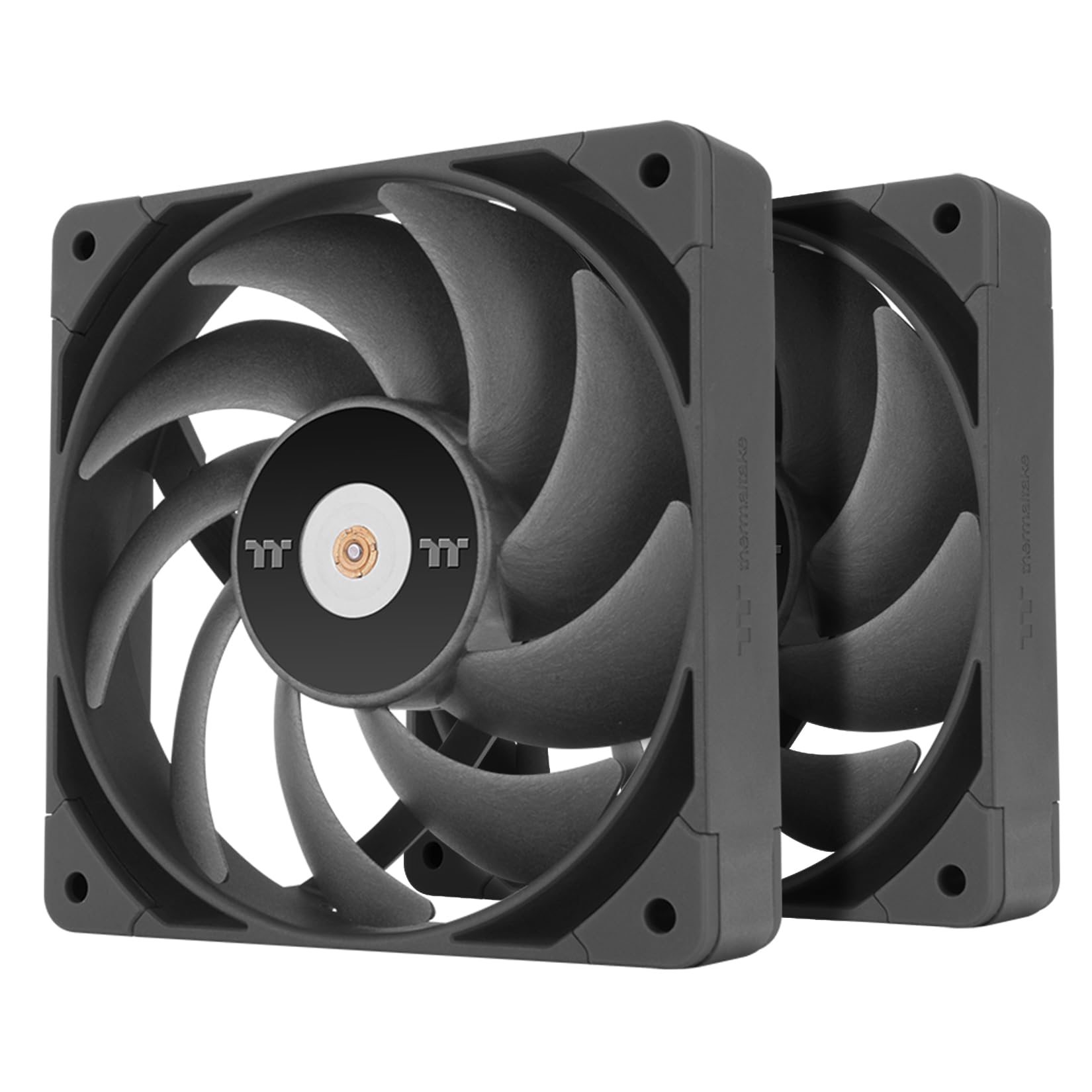 

Thermaltake TOUGHFAN 12 Pro, No LED, High Speed, High Wind Pressure, 5-Year Warranty Model, 2-Pack (CL-F159-PL12BL-A, FN2012)