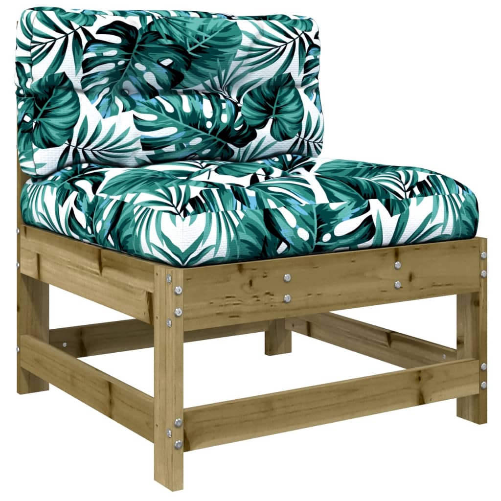 5 Piece Garden Lounge Set with Cushions Pressure Treated Pine Wood