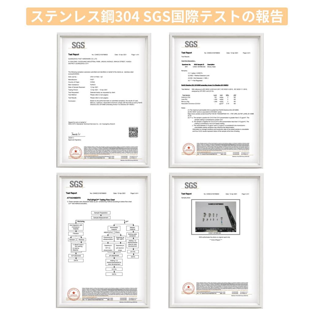 Senyard Bolt and Nut Set with Hex and M3 Stainless and Hex Wrench Storage Case Rust-Free Set, 528-Piece Sockets, M6, M5, M4, Screws, Steel, Screws,