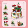 Christmas Street Scene Elk Puzzle Puzzle Children's Building Block Toys