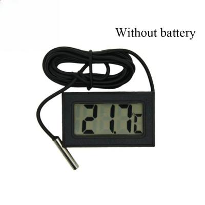 Mini LCD Digital Thermometer Used for Freezer Temperature - 50-110℃ Refrigerator Thermometer Indoor and Outdoor Waterproof Probe