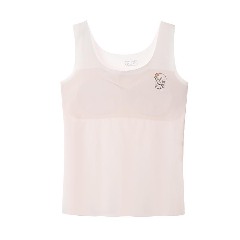 Seamless Camisole Underwear for Girls: Anti-Nipple High School & Junior High Bra for Older Children & Adolescents