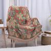Four Seasons Universal Single Cotton Sofa Towel Three-layer Woven Maple Leaf Double-sided Thread Blanket Knitted Travel Blanket