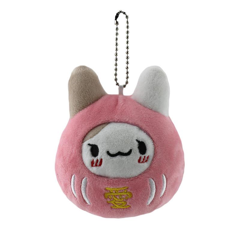Adorable Cat Insect Plush Keychain Cute Cartoon Wobbly Doll Gift Bag Decoration